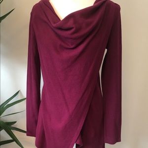 💚2 for 25–Burgundy Waffle Tunic
